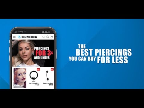 Crazy Factory Piercings video thumbnail