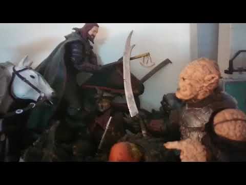 Lord of the Rings epic battle of Pelennor battle Gothmog morannon orc Rohan Eomer