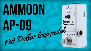 Video thumbnail for Ammoon AP-09 Demo (The Cheapest Loop Pedal Ever) by Emir Aksoy