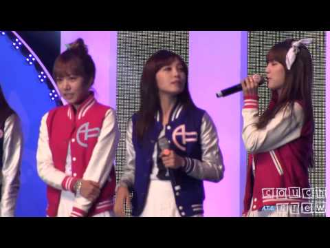 130927 Apink Eunji - Talk @  Organic Life Festival