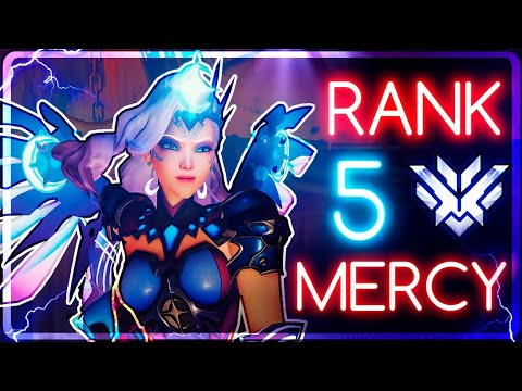 Getting RANK 5 AS MERCY SOLO QUEUE in TOP 500 [season 24, open queue]