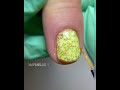 SAGA professional Gel Polish Marmalade 1 (green-yellow with flakes), 9 ml