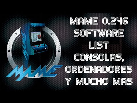🔻⚠️ MAME 2022 ⚠️🔻 MAME 0.246  SL Software List consolas, ordenadores y mucho más!! IMPORTANTE ✊