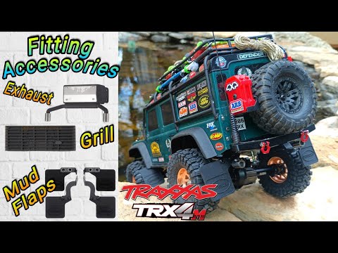 Traxxas Trx4M Defender Fitting accessories #traxxastrx4m #trx4mdefender #djcrawler￼