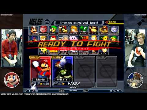 NWM 8 SSBM Low Tiers - Help(Mario) Vs. Dio(Ganondorf)