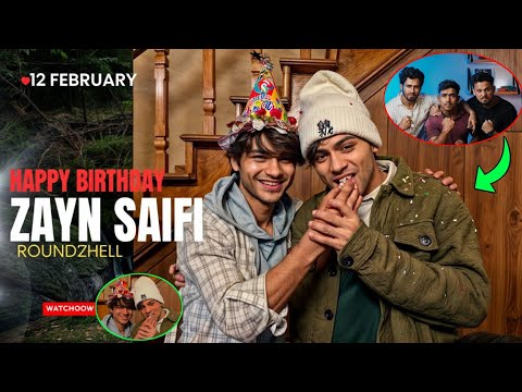 zayn saifi Birthday 2026 | Round2hell Team, Nazim, Wasim |Youtuber News