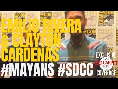 Emilio Rivera & Clayton Cardenas interviewed at the Mayans M.C. at #SDCC #MayansMC