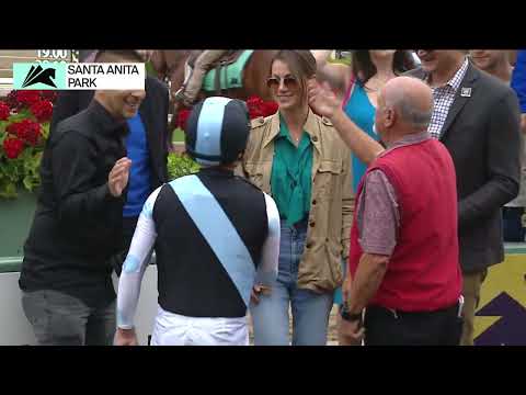 Selenaia (IRE) wins the Honeymoon Stakes on Saturday, June 10 at Santa Anita Park