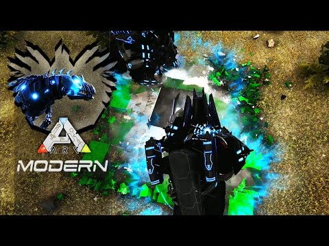 ARK MODERN T4 EP17 - Raidamos Uma Base  E Roubamos Items Incriveis!