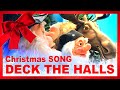 Deck The Halls CHRISTMAS SONG For KIDS In Frozen Castle XMAS NURSERY RHYMES For CHILDREN Karaoke