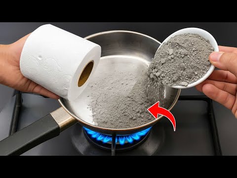 Boil CEMENT and Toilet Paper! The Secret Formula Millions Don’t Know!