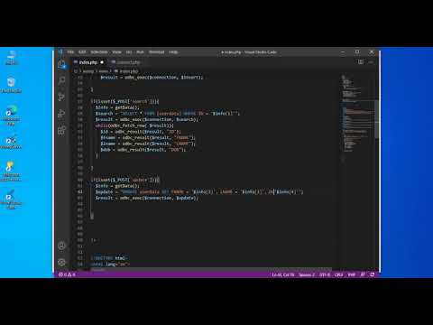 Php Sql Server Tutorial Update Data Form Microsoft Sql Server 2019 Using Php