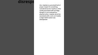 Download lagu What is Impiety? mp3