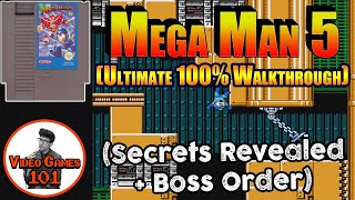 Mega Man 5 Walkthrough | 100% Guide With Boss Order | Video Games 101