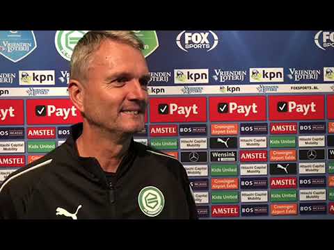 #groaja Trainer Marcel van Buuren van FC Groningen o19 over de bekerfinale tegen Ajax o19