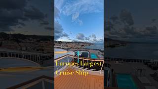 This is MSC World Europa Europes largest cruise ship