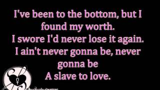 Stef Lang- Slave2love lyrics