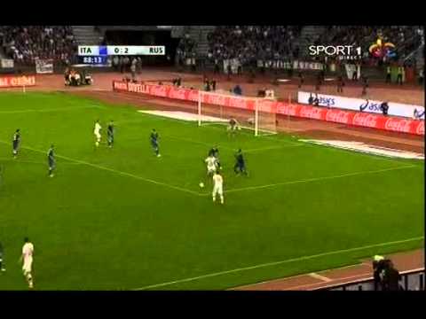 Italy vs Russia 0-3 - Shirokov goal - highlights