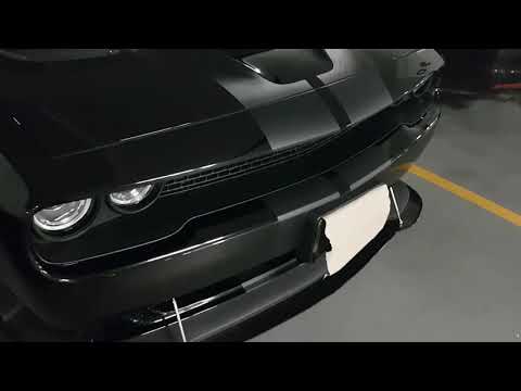 APR Performance carbon-fiber splitter on a Dodge Challenger Hellcat review