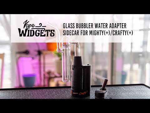 Glass Bubbler Water Adapter Sidecar for Mighty(+)/Crafty(+) - Product Overview