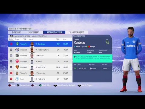 Rangers Career Mode Fifa 19