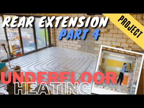 DIY 6m House Extension - Part 4: Doors, Skylight and Underfloor Heating