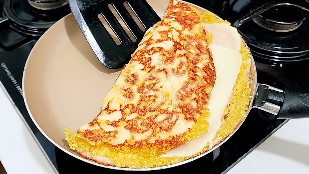 CUSCUZ  NA FRIGIDEIRA  TAPIOCA DE CUSCUZ