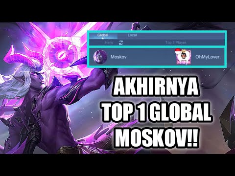 TOP 1 MOSKOV NEKAT SOLO RANK PUSH MMR GLOBAL - MOBILE LEGENDS
