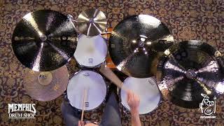 Video thumbnail for Meinl 22" Byzance Brilliant Heavy Hammered Ride Cymbal - 4226g (B22HHR-B-1070817GG) by Memphis Drum Shop