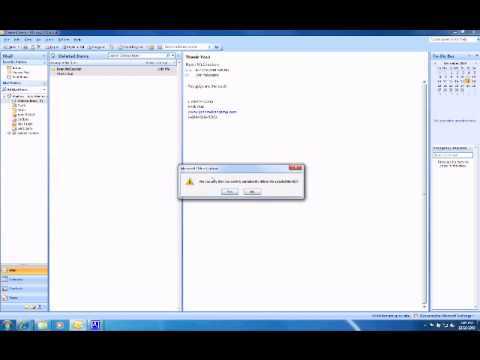 Recovering Deleted Items
