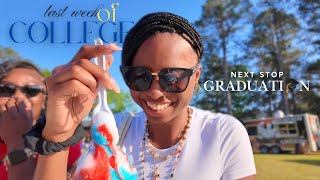 LAST Week of College💉🎓📚 | new camera, FINALS, presentations, etc.