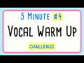 5 Minute Female Vocal Warm Up Challenge Your Voice
