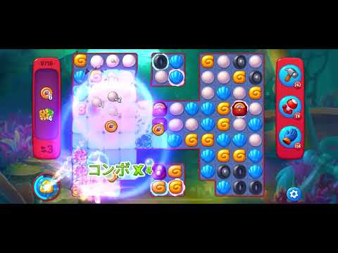 Fishdom Hard level 9716 no boosters フィッシュダム ハード