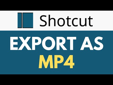 How To Export as mp4 in Shotcut | Creating High-Quality MP4 Files | Shotcut Tutorial
