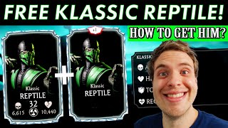 MK Mobile. How To Get Klassic Reptile FOR FREE! One of THE BEST Diamonds in the Game!