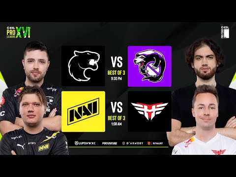 FURIA vs Outsiders | NaVi vs Heroic | ESL Pro League S16 | Playoffs [ENG/FIL]
