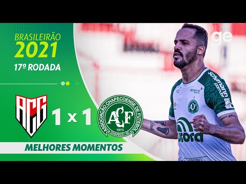 Gols e lances de Atlético-GO x Chapecoense