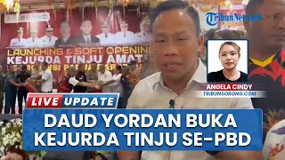 Petinju dunia Daud Yordan Hadiri Launching Kejurda Tinju Amatir Papua Barat Daya di Sorong