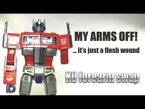 MP-10 KO Arm Swap fix for Optimus Prime Masterpiece KO