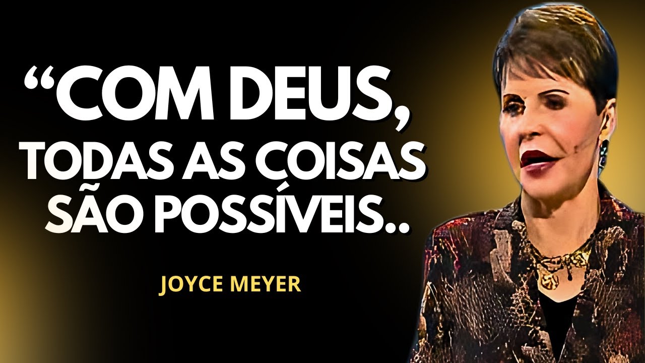 32 MINUTOS PARA MUDAR SUA VIDA | JOYCE MEYER | PREGAÇÃO #joycemeyer