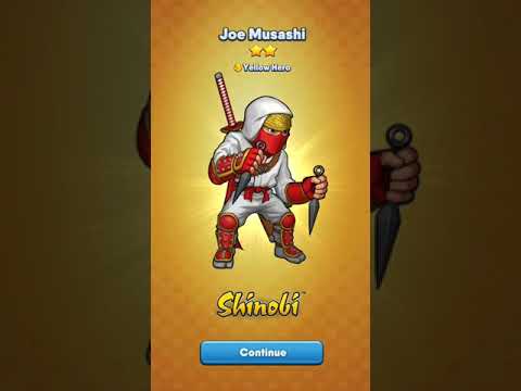 Sega Heroes Shinobi UNLOCK