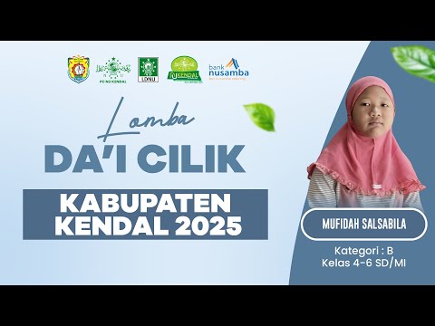 Mufidah Salsabila  | LOMBA DA'I CILIK 2025
