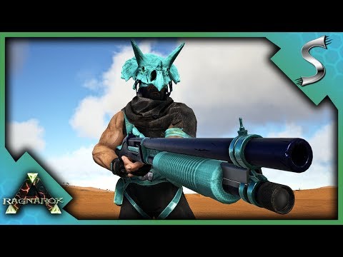 I KILLED A TITAN WITH A SHOTGUN! BUILDING THE DESERT BASE! - Ark: Survival Evolved [Ragnarok PVP]