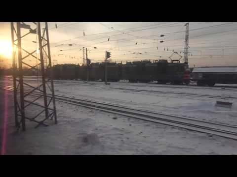 BAM Line in Winter - Departing Tayshet