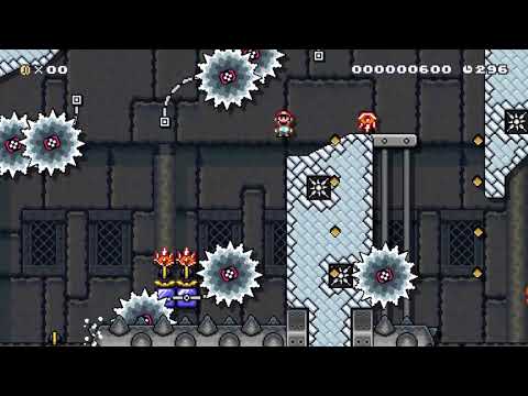 SMM2 Spiny Fortress - TeamShell