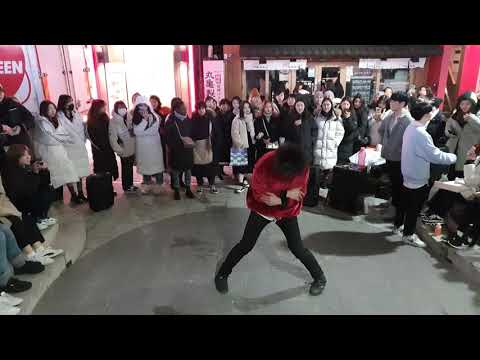 맥스(MAXXAM(MYM))-오새봄(OhSaeBom)/ Hard Carry(하드캐리) - GOT7(갓세븐) 20200114 홍대버스킹 직캠