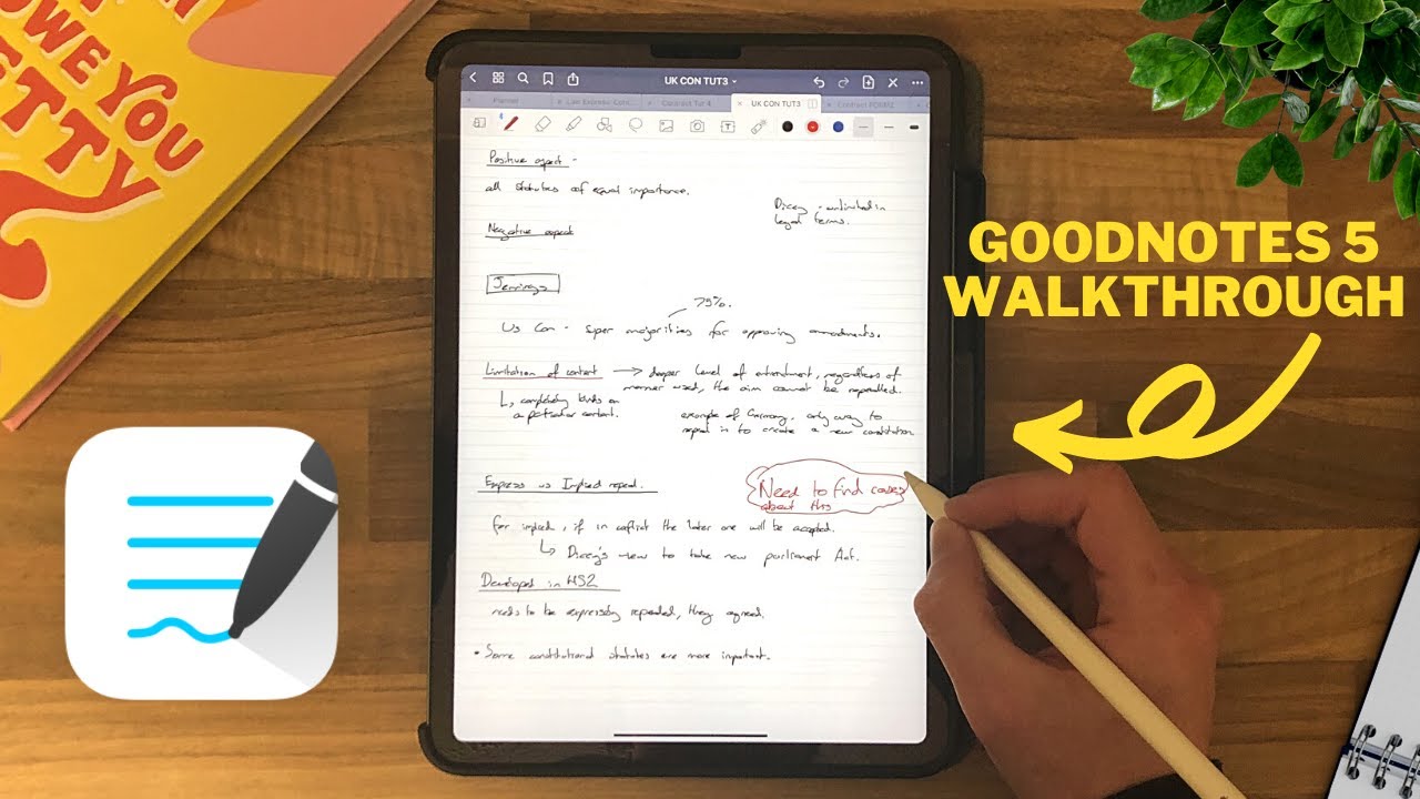 GoodNotes 5 Walkthrough & Tutorial