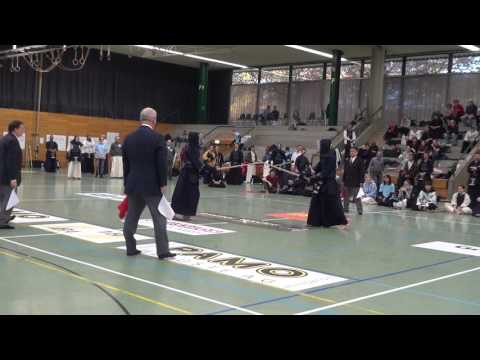 Schweizermeisterschaft Kendo 2016 - Finale U18 - Lambert vs Buob