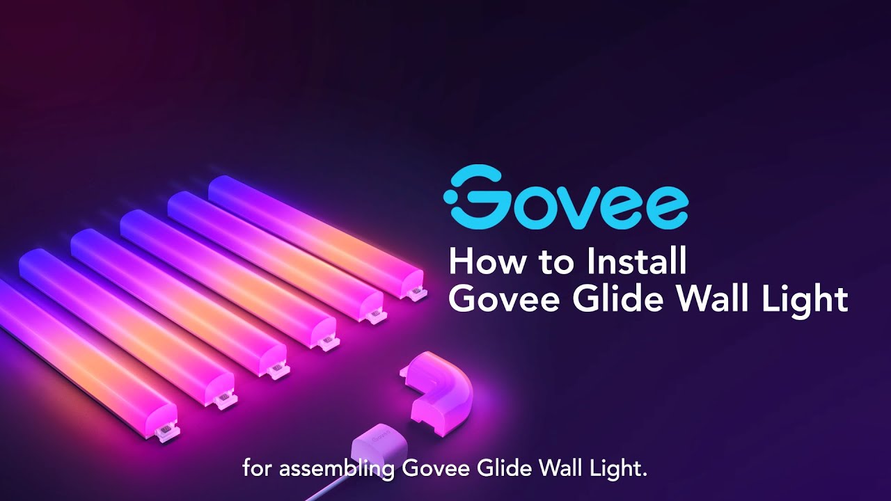 Govee Wandleuchte Glide, 8+4, 2.4 m, RGBIC