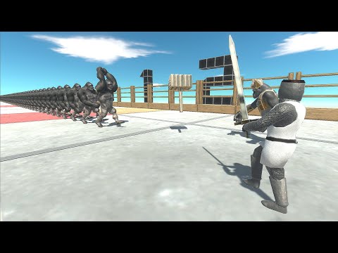Armies vs Weapon + Ranged Test - Animal Revolt Battle Simulator
